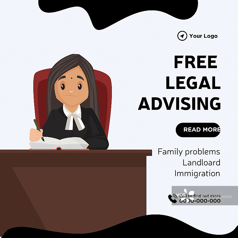 法官banner设计图片素材