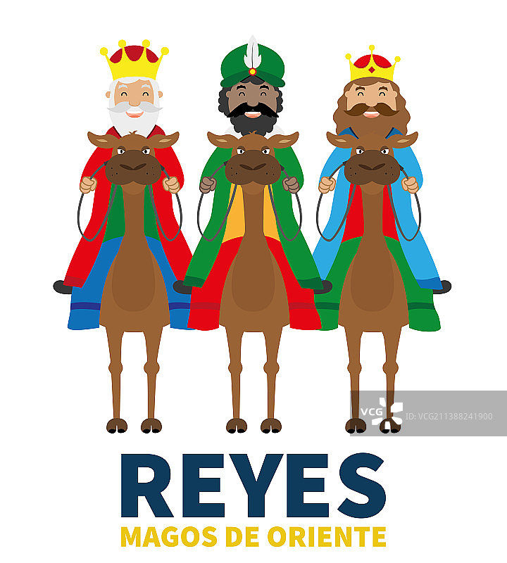 来自东方的三博士和骆驼图片素材