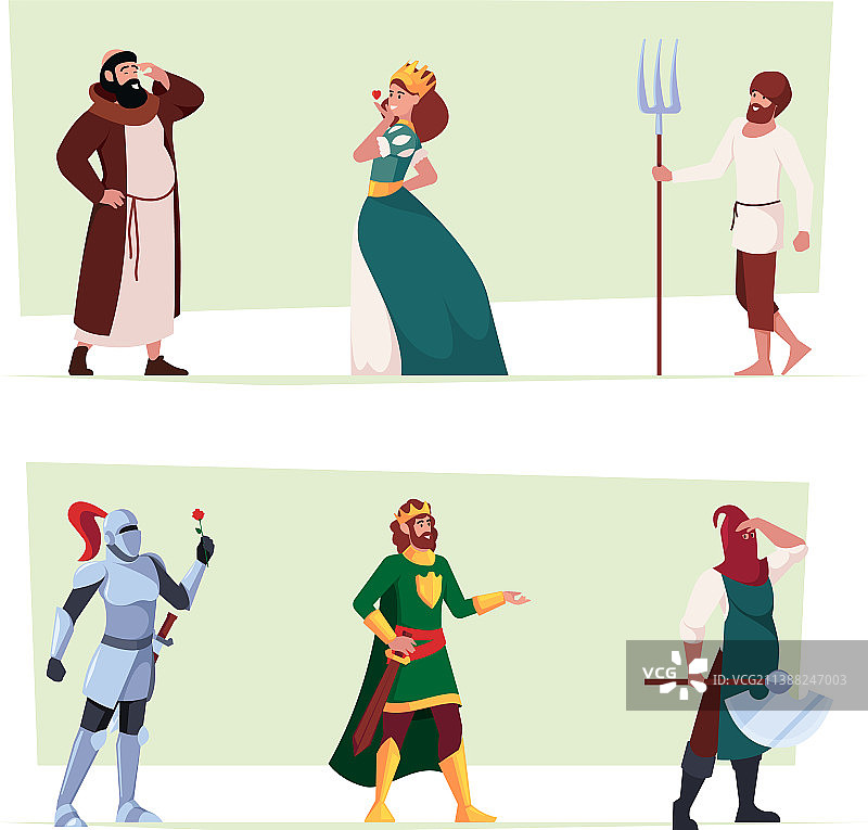 中世纪奇幻骑士历史人物图片素材