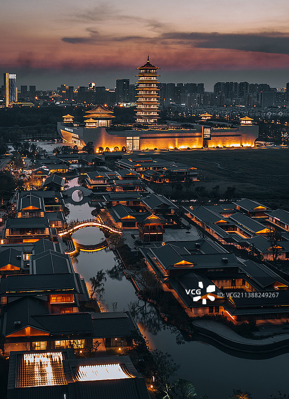 中国大运河博物馆航拍图片素材