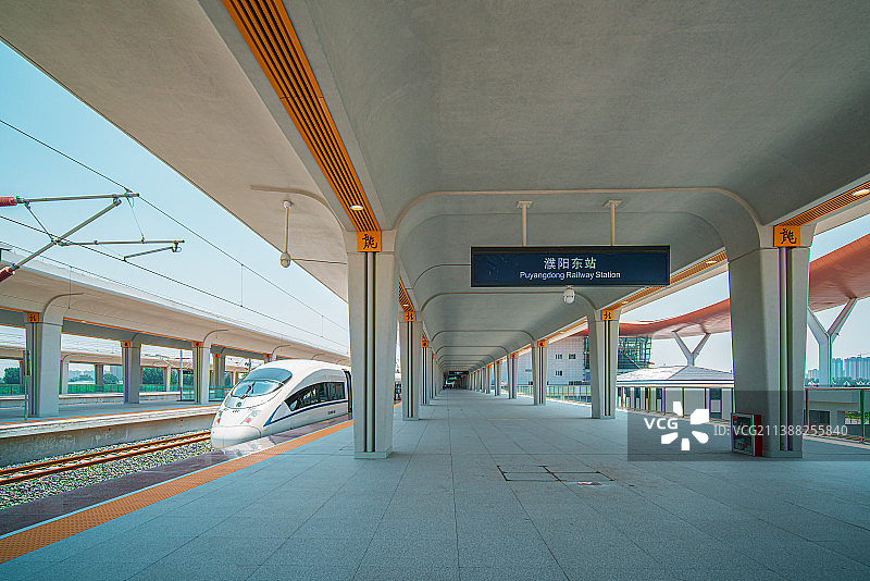 济郑高铁濮阳东站图片素材