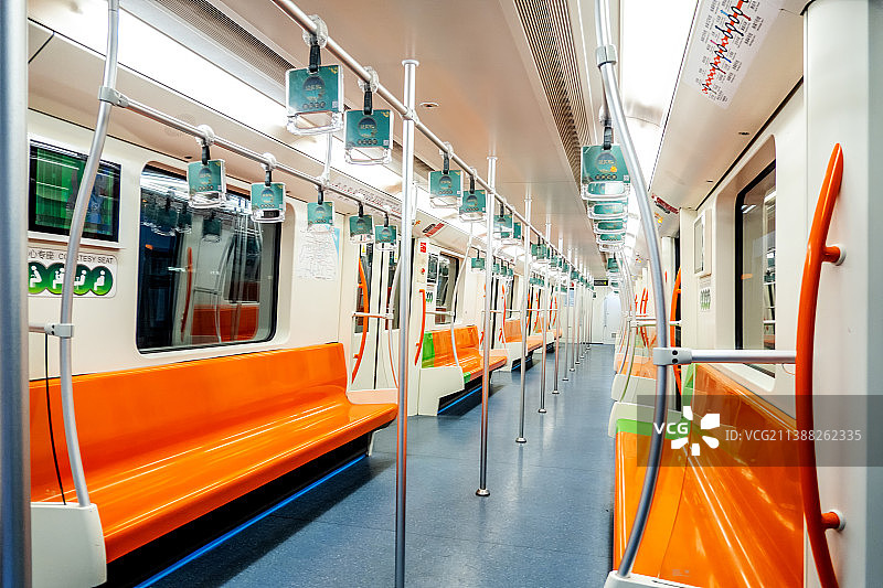 上海地铁站室内空间图片素材