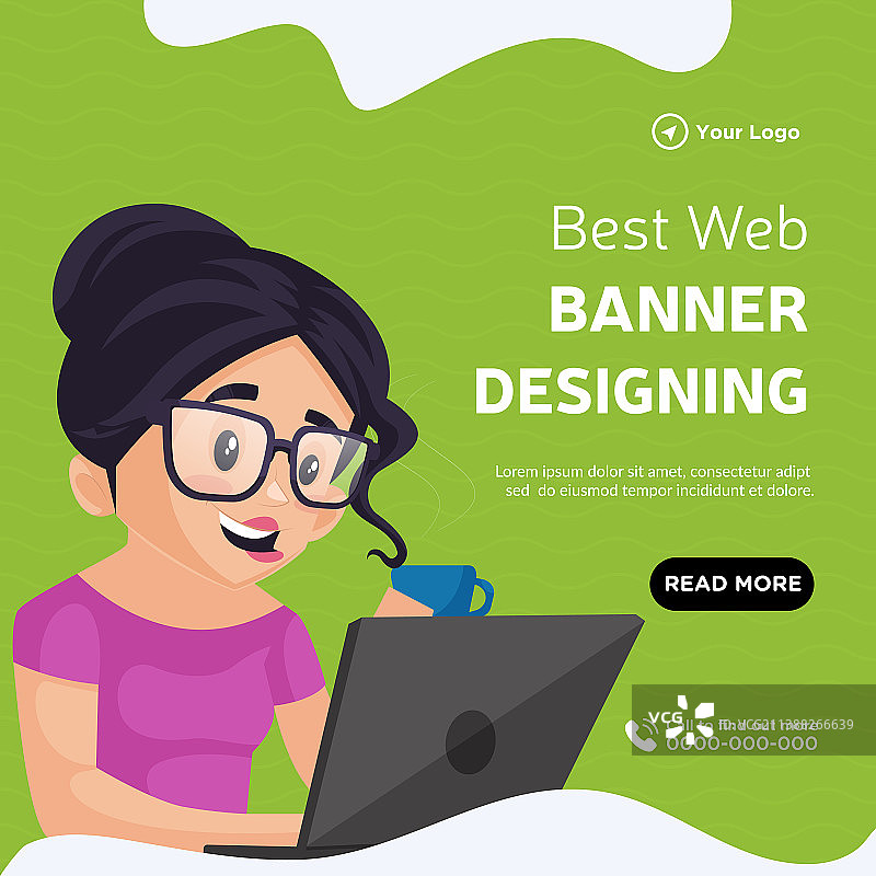 平面设计师banner设计图片素材