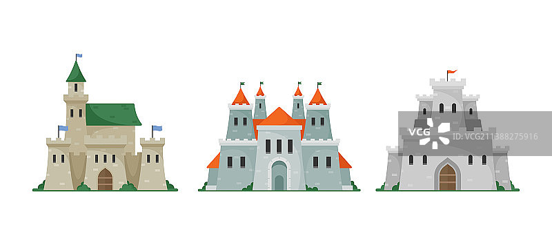 城堡神话堡垒古代建筑合集图片素材