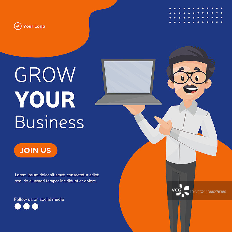 数字营销banner设计图片素材