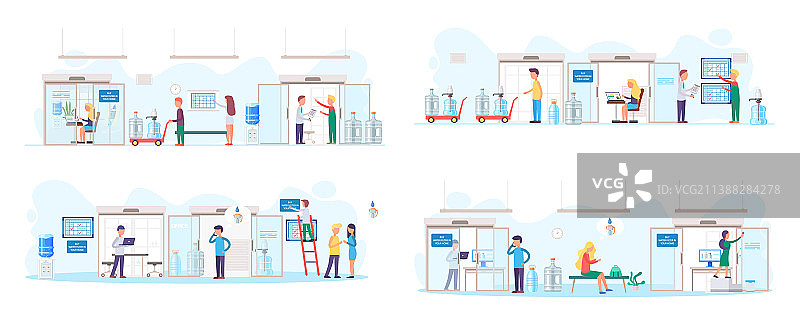 办公室净水器促销图片素材