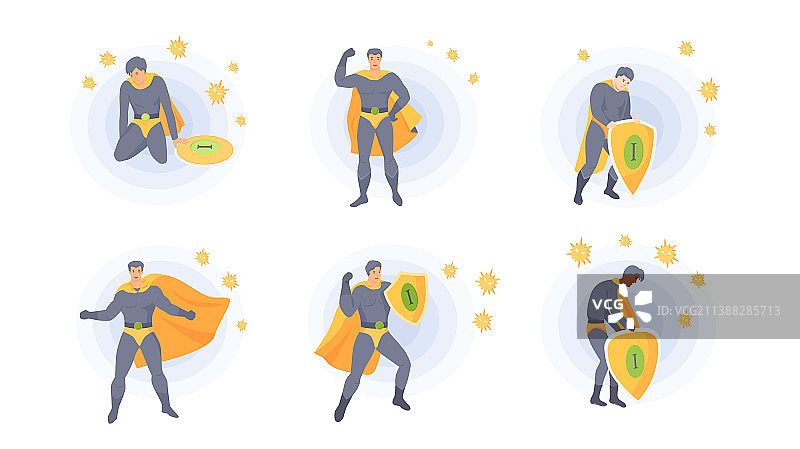 超级英雄标志素材合集图片素材