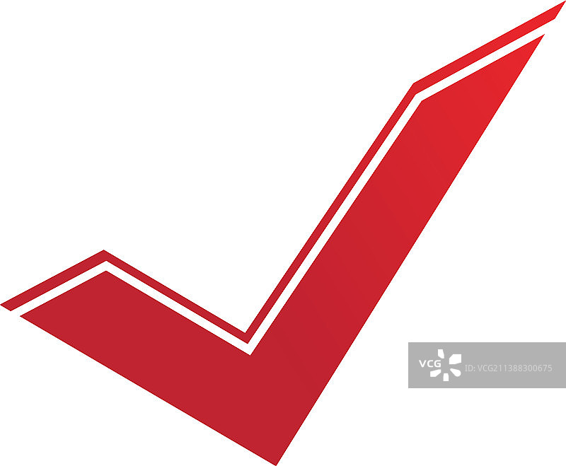 字母V复选标记logo图标设计模板图片素材