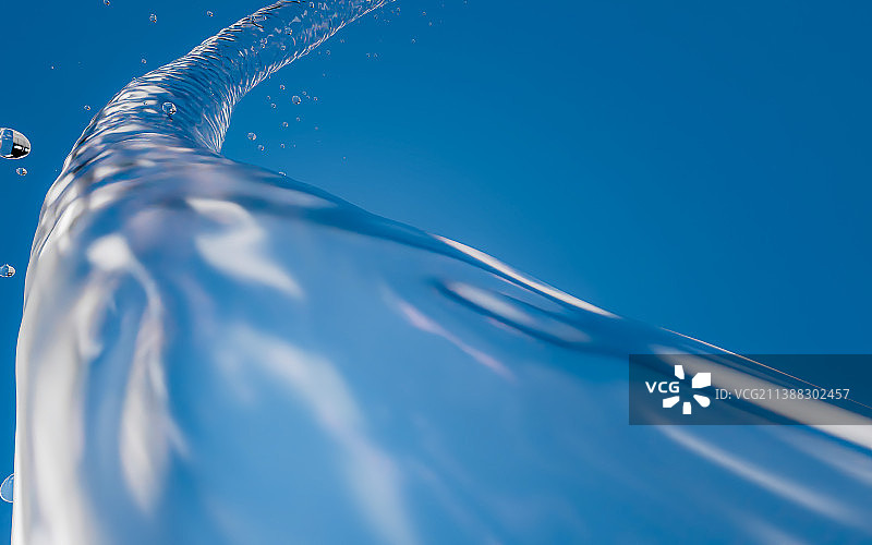 水下转动的流水图片素材