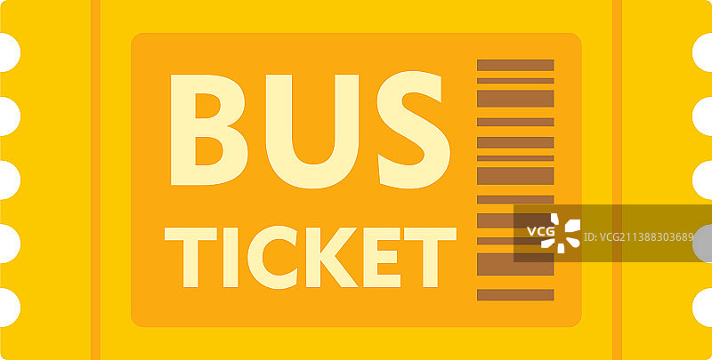 公交车票图标图片素材