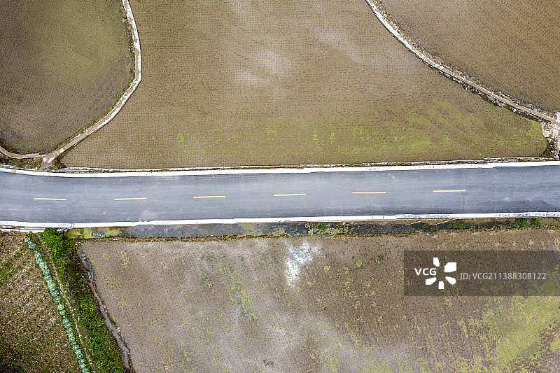 贵州夏季农村稻田风光图片素材