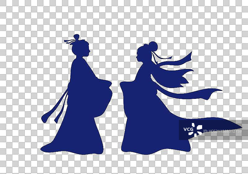 牛郎织女元素图片素材
