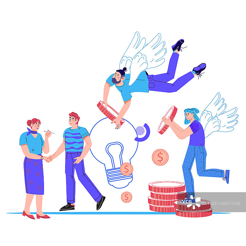 商业投资与创业支持图片素材