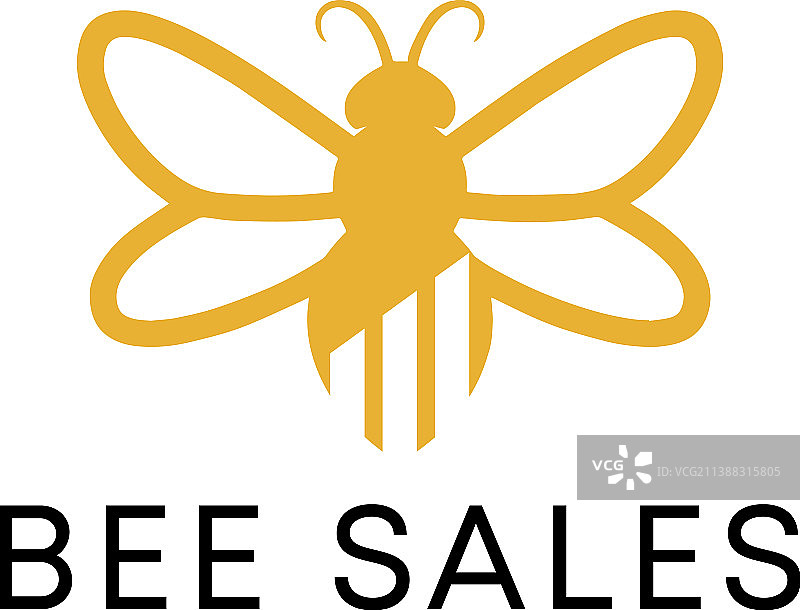 蜜蜂销售logo设计图片素材