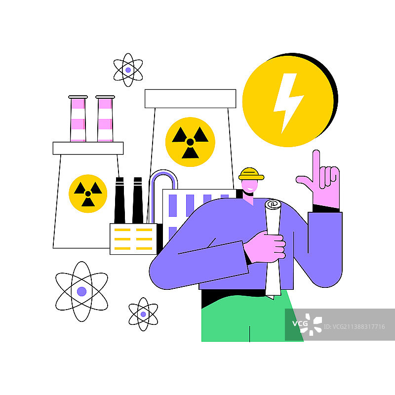 核能抽象概念图片素材