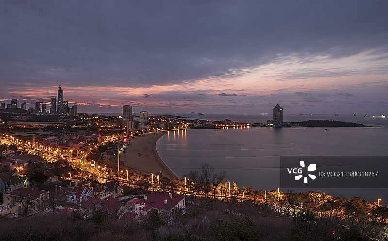 汇泉湾晨曦图片素材