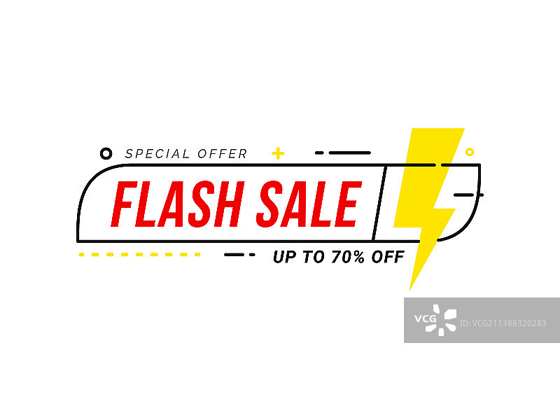 限时促销折扣优惠banner价格标签设计图片素材