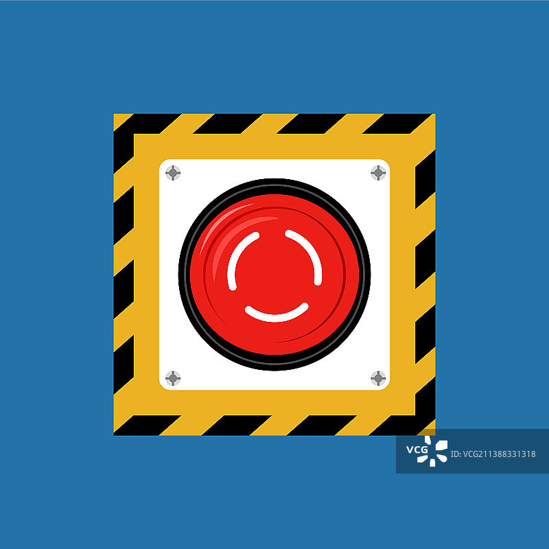 红色紧急按钮停止按钮图片素材