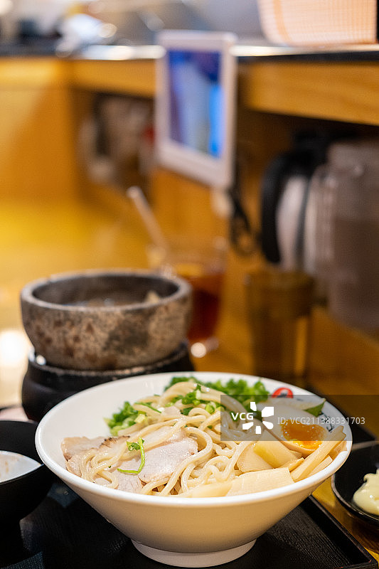 日式蘸面沾面拉面图片素材