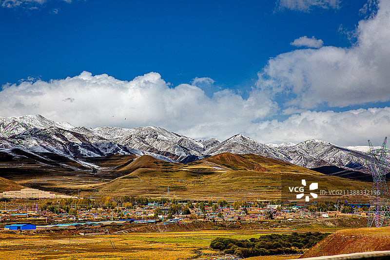 路上景色图片素材