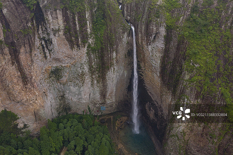 浙江温州雁荡山景区航拍图片素材
