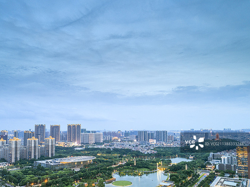 佛山市千灯湖夜色图片素材