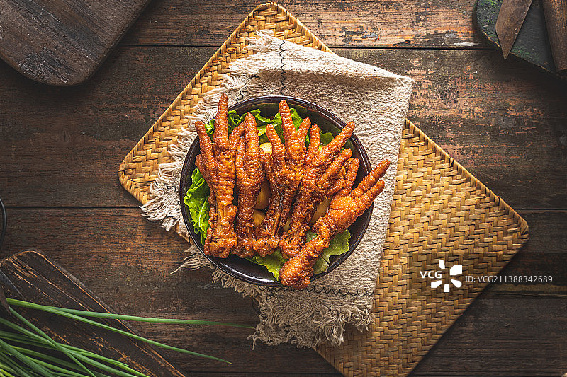 中餐美食 中式复古风 乡村风 荤菜 素菜 肉类 新鲜 虎皮 凤爪 鸡爪图片素材