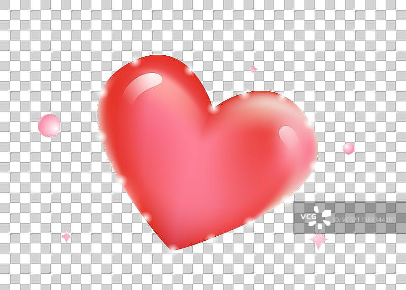 情人节七夕节爱心矢量渐变素材图片素材