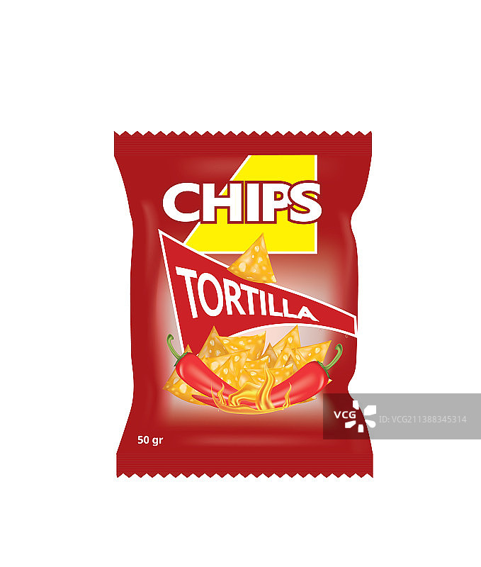 玉米片袋图片素材