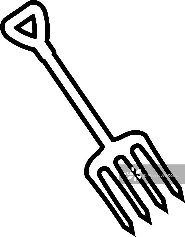 耙子图标设计模板图片素材