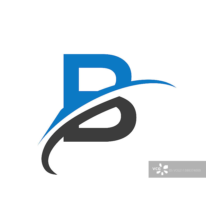 首字母B标志模板（现代简约）图片素材