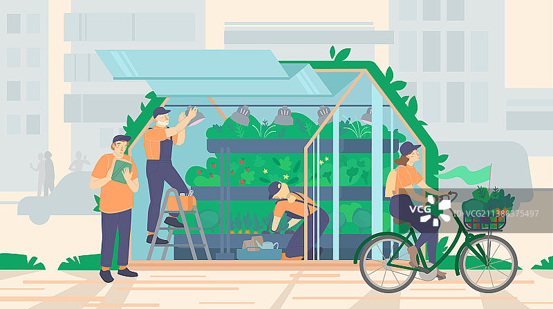 城市无土栽培图片素材