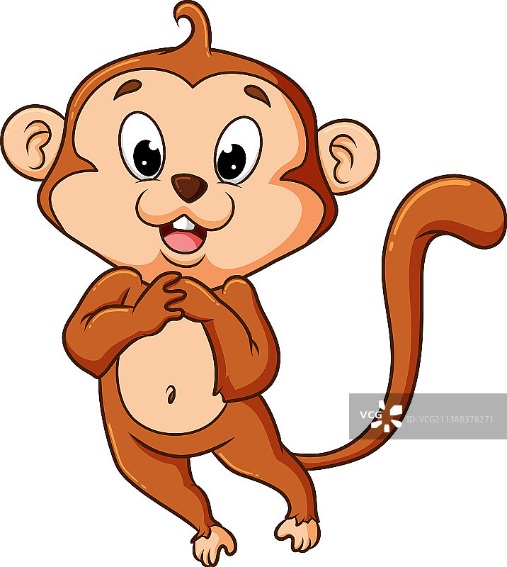 快乐的猴子图片素材