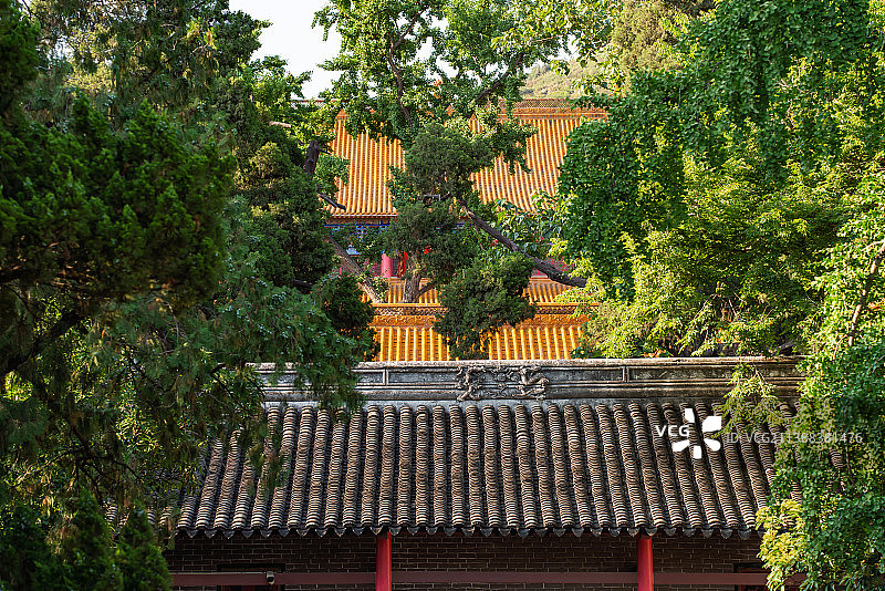 淮北相山公园显通寺图片素材