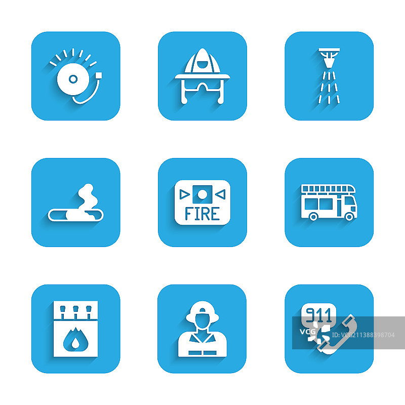 设置火警系统消防电话呼叫图片素材