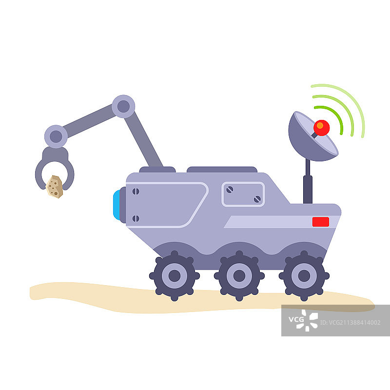 月球车探索火星表面研究图片素材