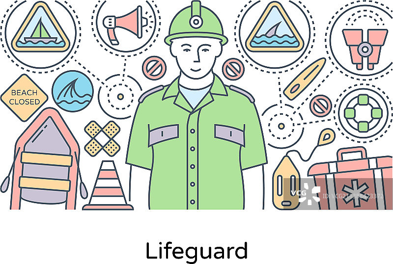 救生员图片素材