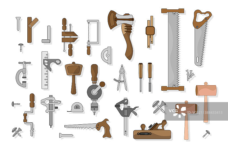 木工工具 готовые элементы 合集图片素材