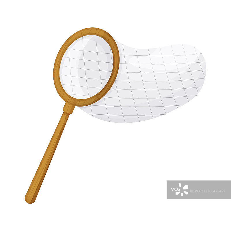 木柄蝴蝶或捕鱼网图片素材