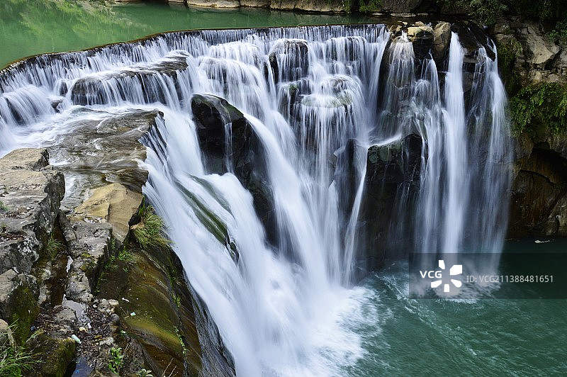 台湾十分瀑布图片素材
