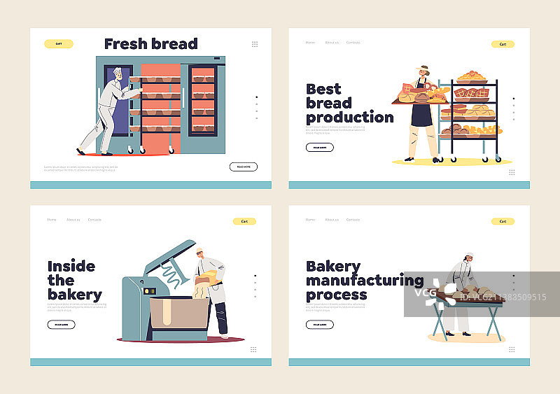 面包生产制造与烘焙行业图片素材