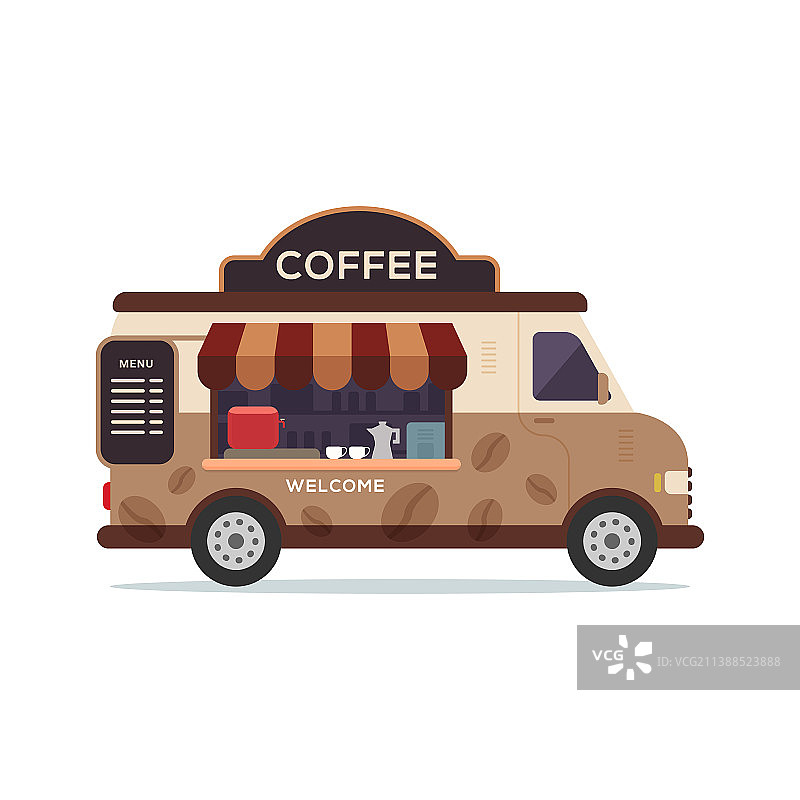 快餐车美食饮品店图片素材