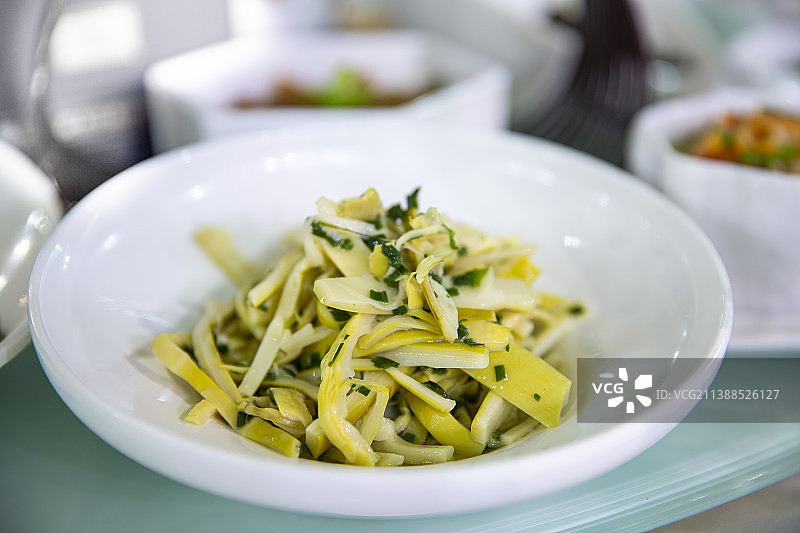 凉拌笋丝图片素材
