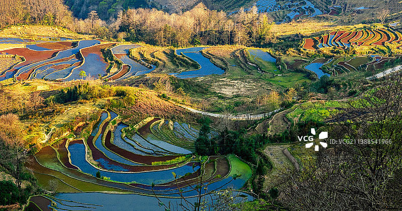 云南元阳梯田图片素材