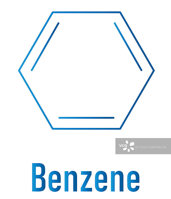 苯或环己三烯分子式图片素材