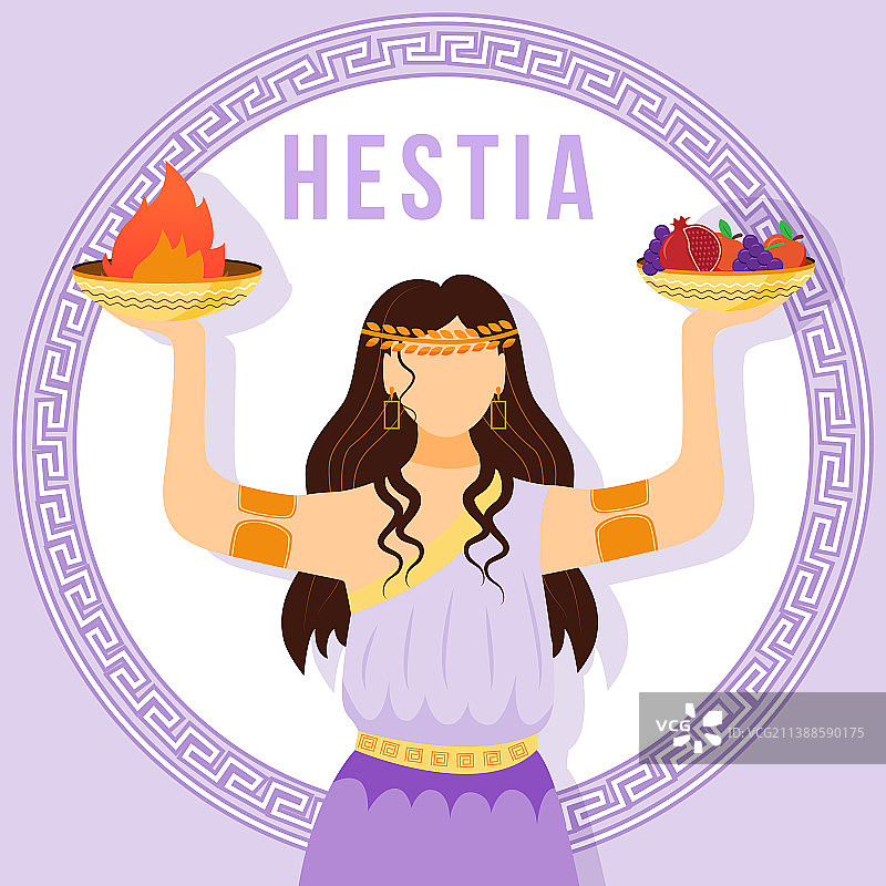 赫斯提亚紫罗兰色社交媒体帖子模型图片素材