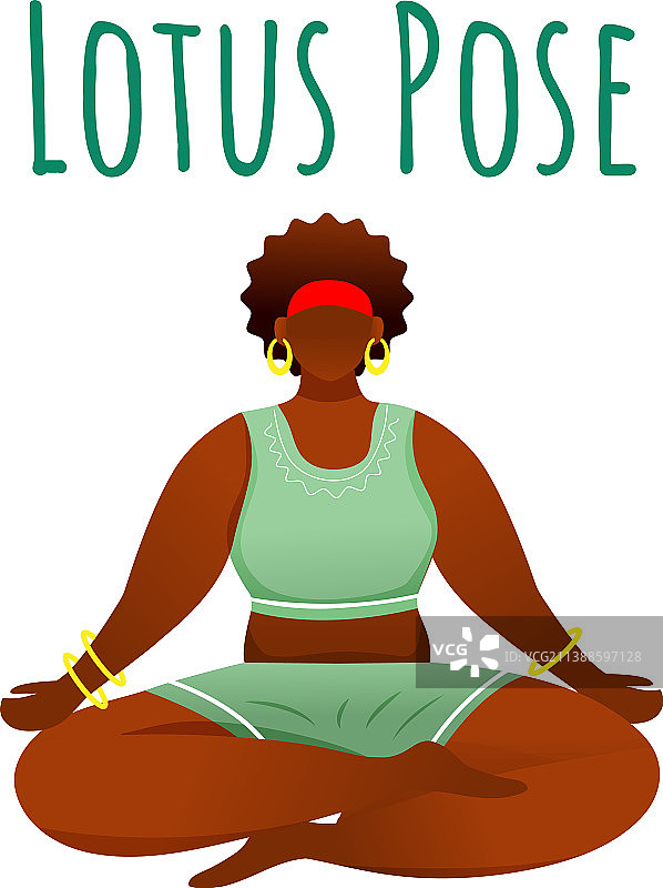 莲花坐姿社交媒体帖子模型图片素材