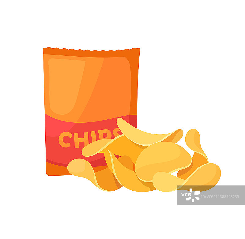 薯片概念图片素材