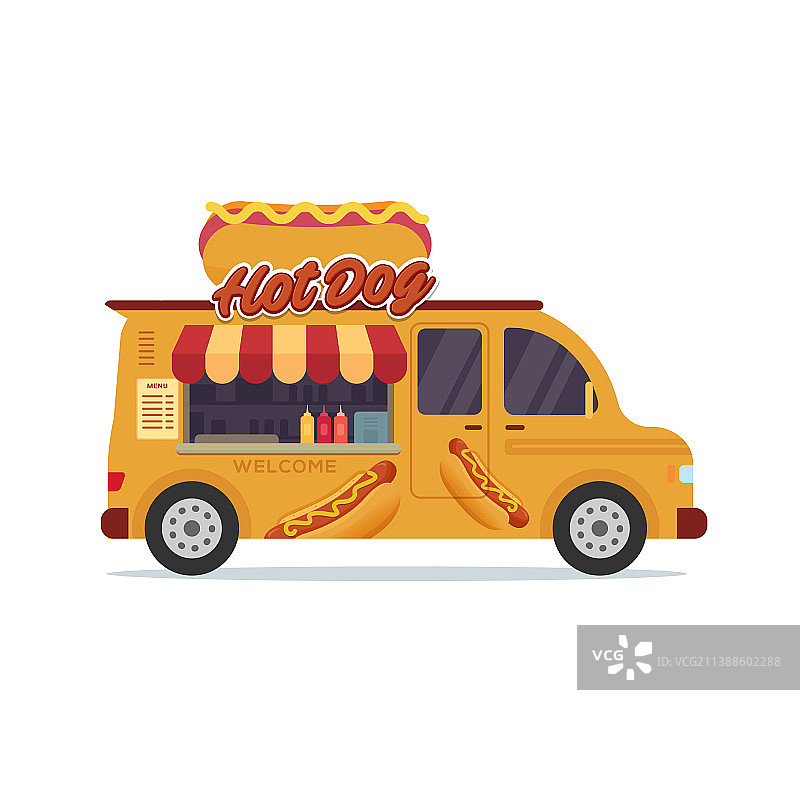 餐车美食饮品店图片素材