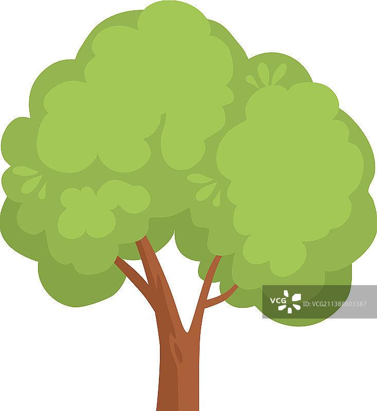 卡通树篱，花园公园绿色灌木丛图片素材